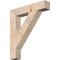 Ekena Millwork Traditional Block Smooth Bracket, Douglas Fir, 5 1/2"W x 32"D x 36"H BKT06X32X36TRA05SDF - alternate 1